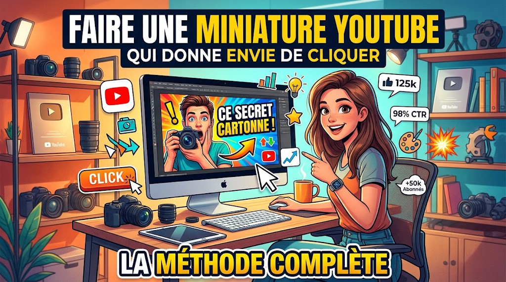 Faire une miniature YouTube qui donne envie de cliquer La méthode complète